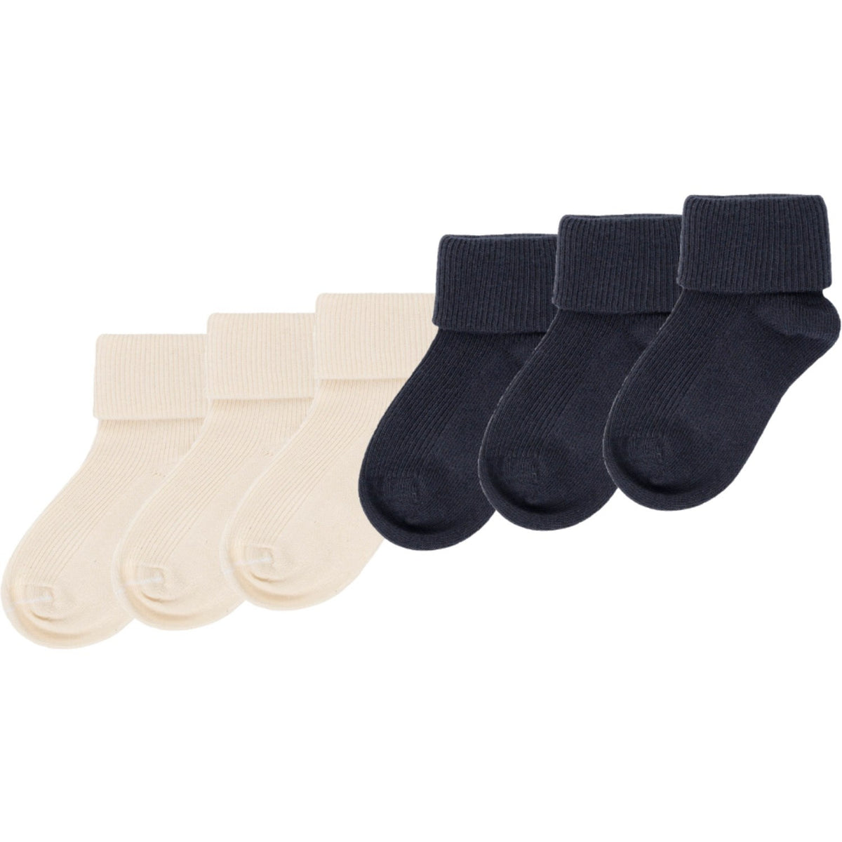 minipop® Navy Mee Bambus Baby 6-Pakke