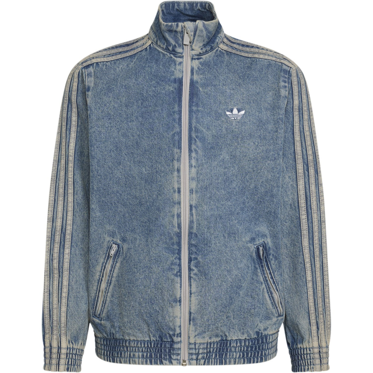 adidas Originals Worn Blue Denim Firebird Den Tt Jakke