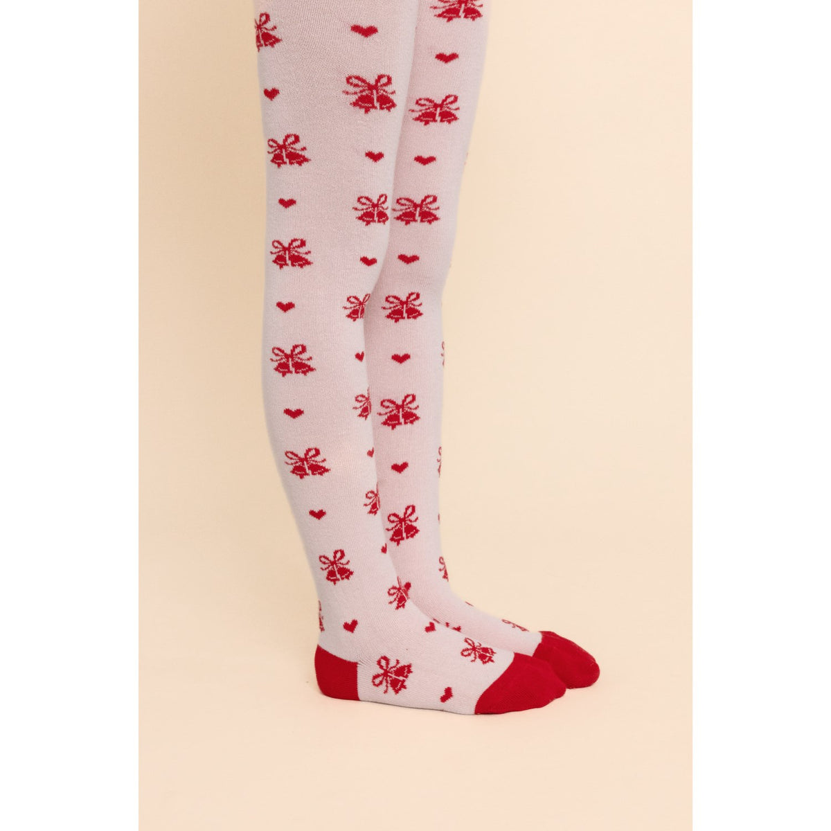 Flöss Pink-Red Glitter 2-Pack Vera Strømpebukser 2-Pakning