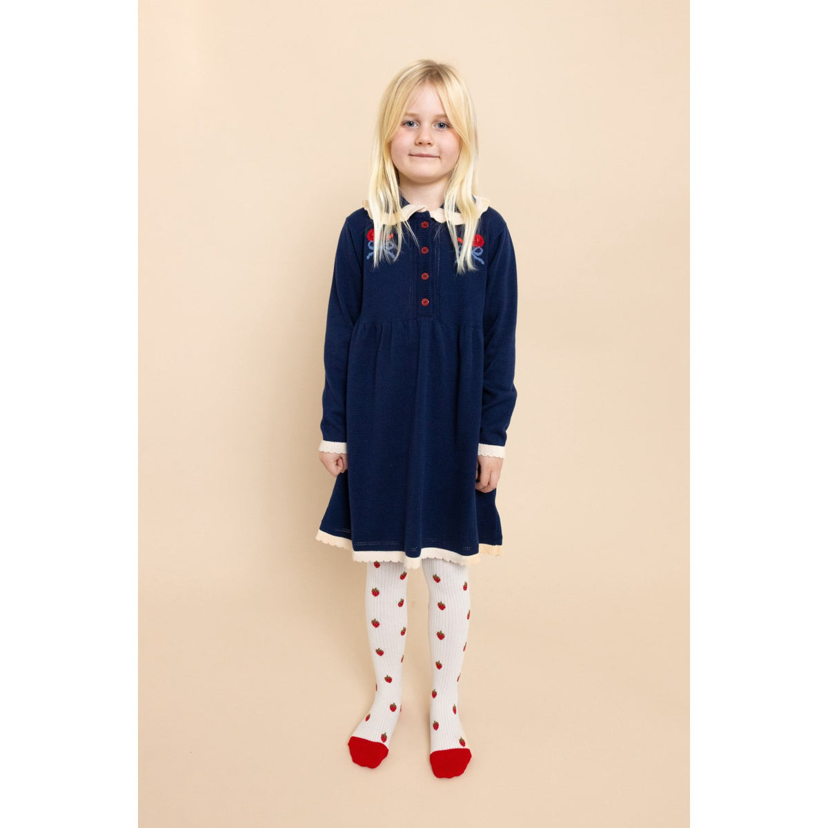 Flöss New Navy Bianca Kjole