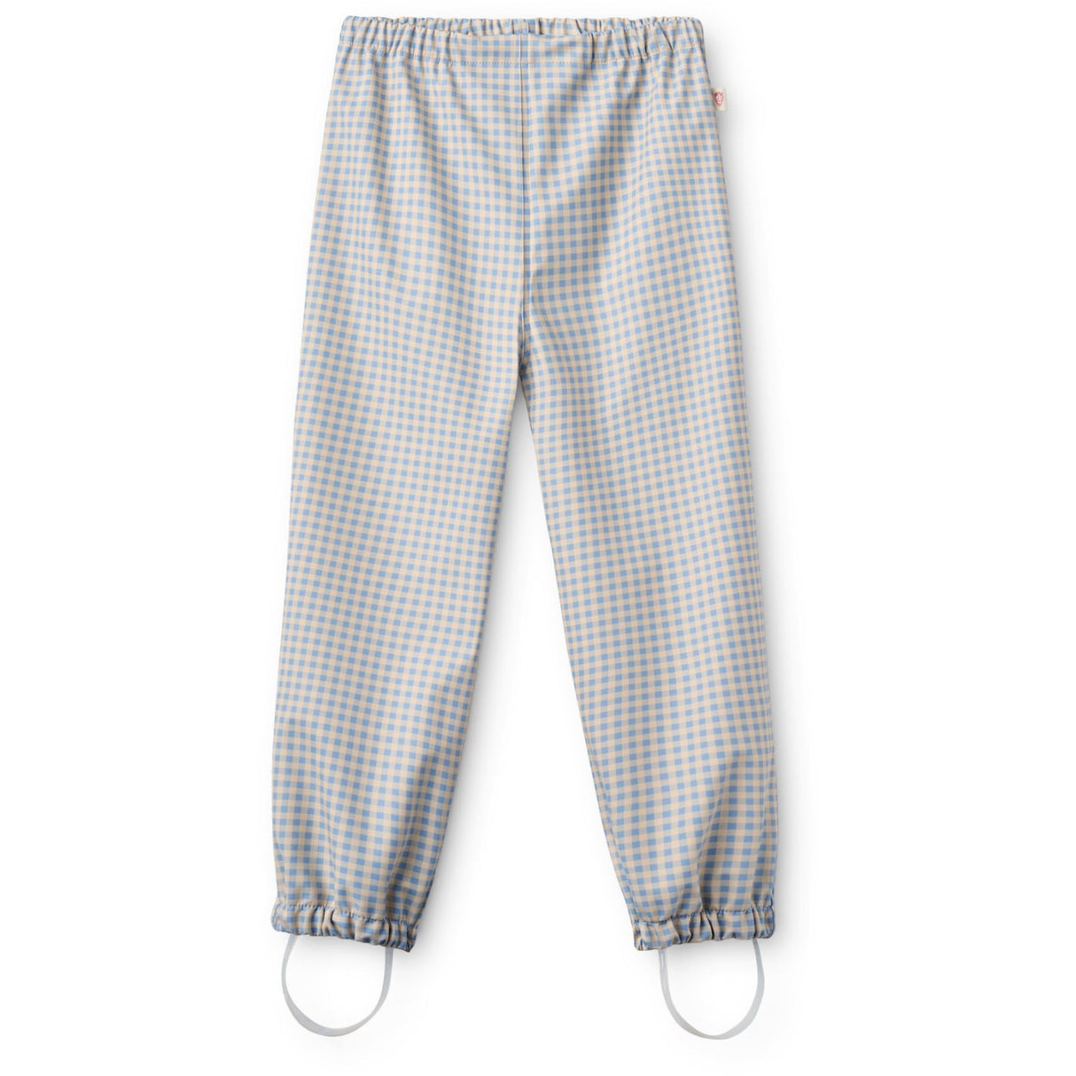 Flöss Light Blue Gingham Dew Regntøy Sett