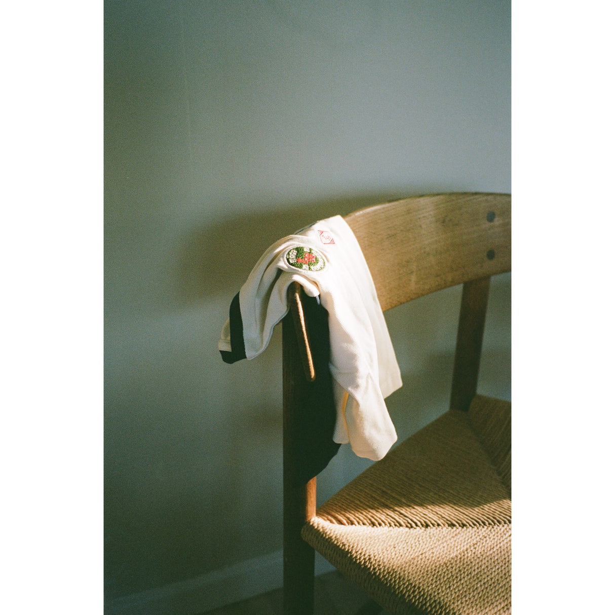 Flöss Gentle Cream-Navy Eskil Bluse