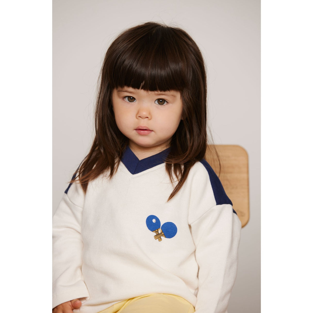 Mini Rodini White Table Tennis Sp Collegegenser