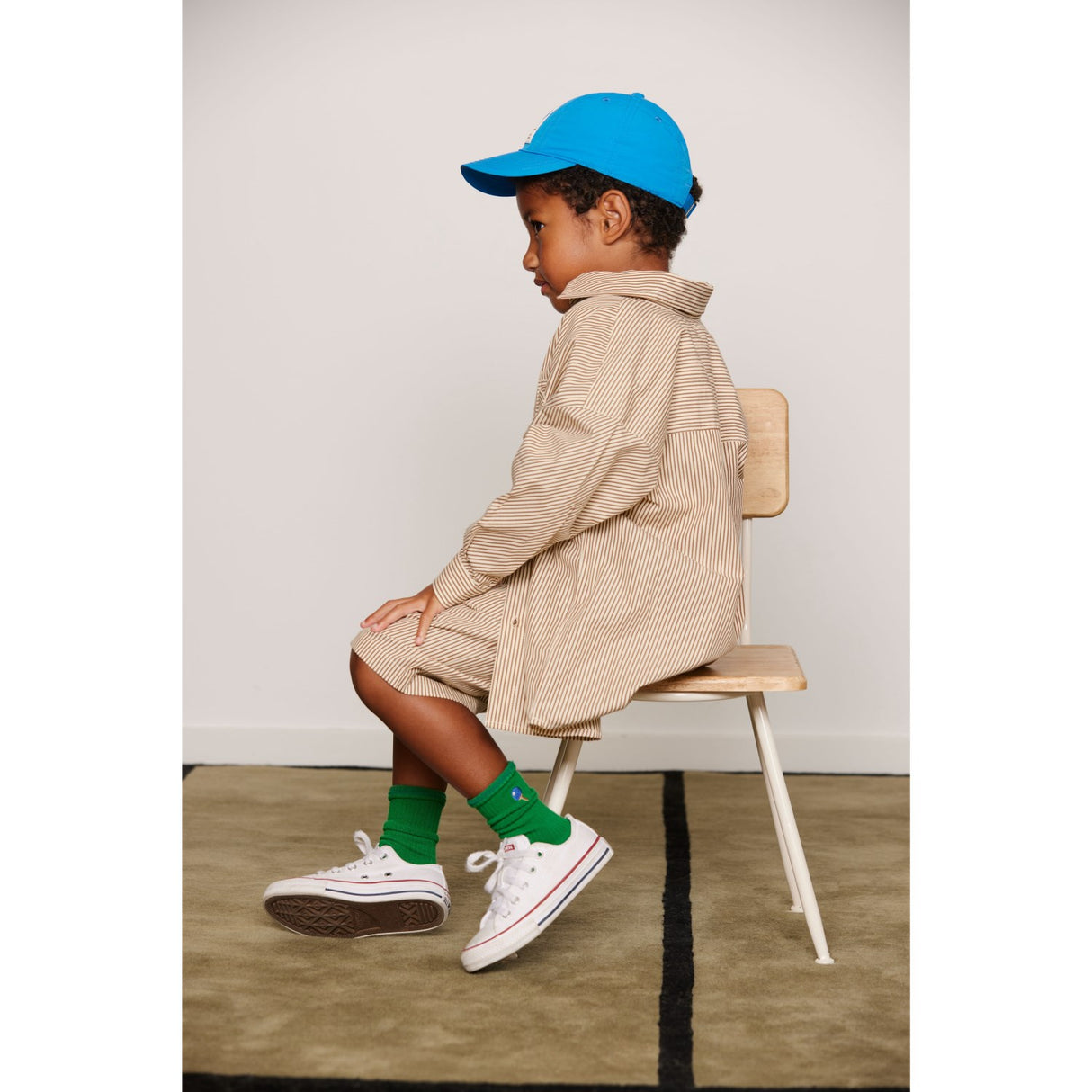 Mini Rodini Brown Poplin Yd Woven Shorts