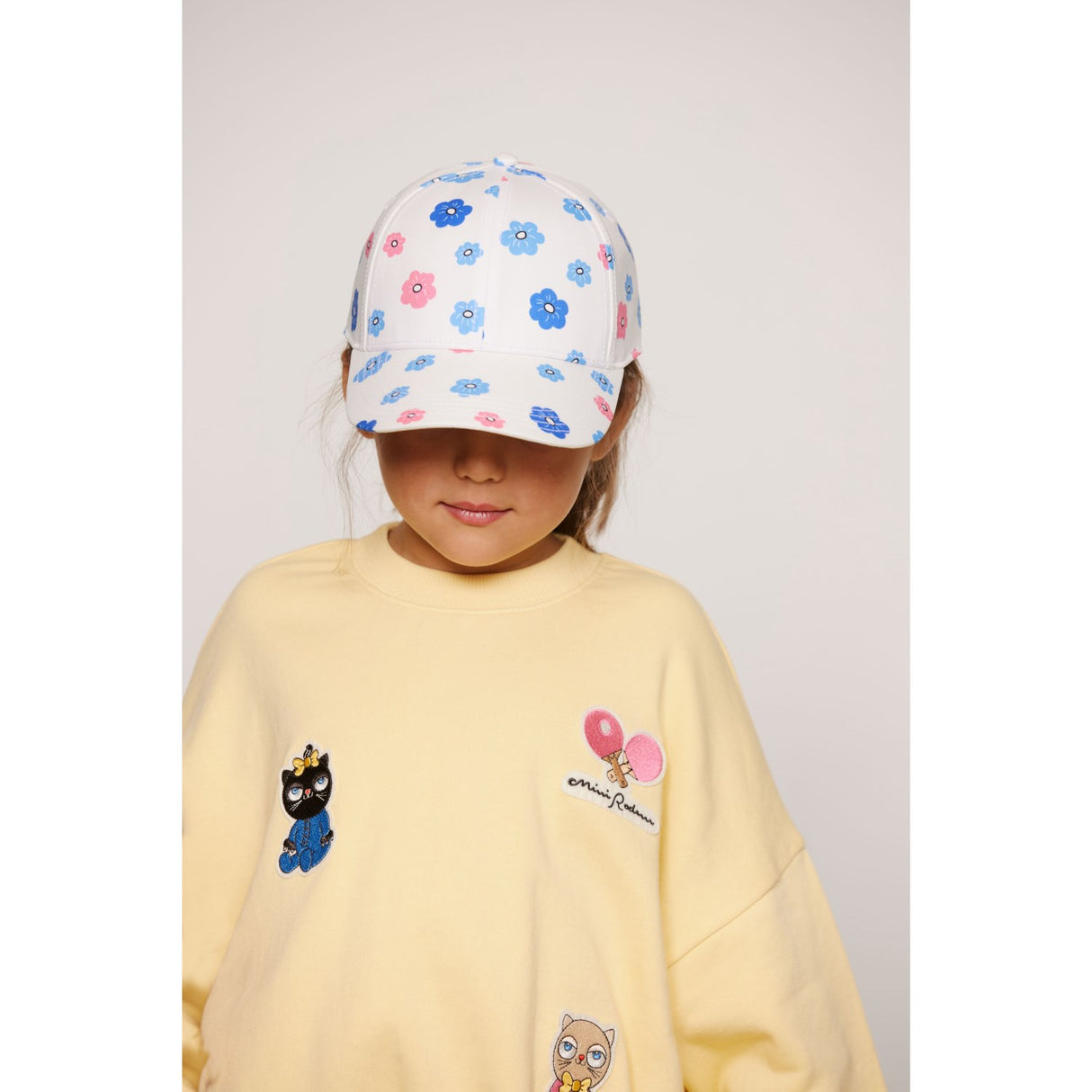 Mini Rodini Yellow Minibabies Patches Collegegenser