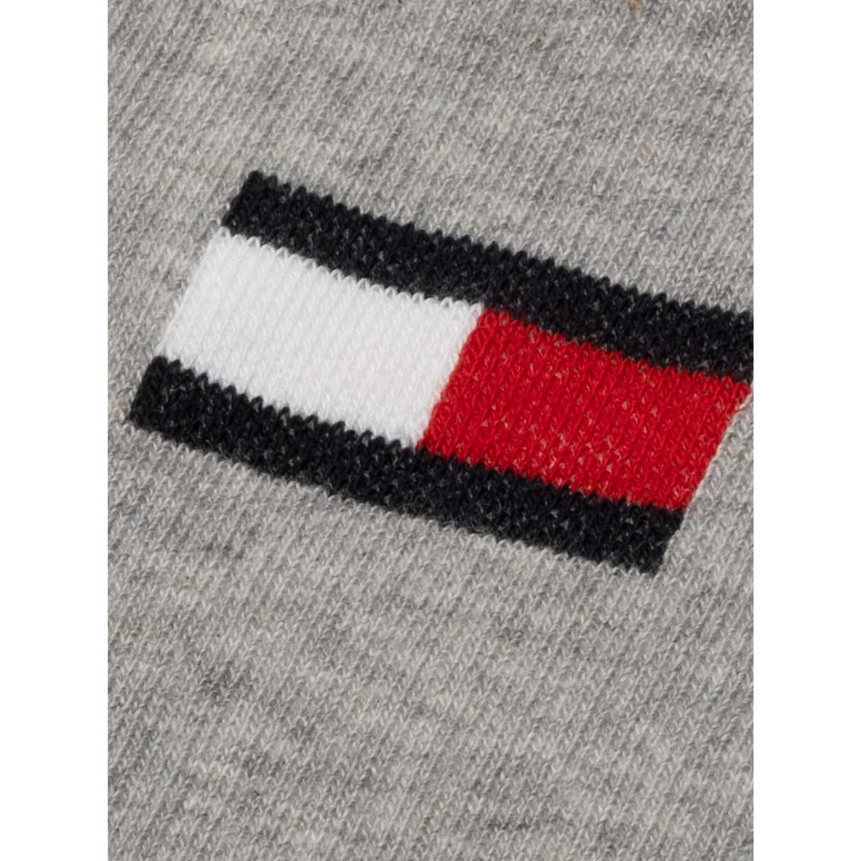 Tommy Hilfiger Grey Melange Kids Strømper 2-Pakning Flag