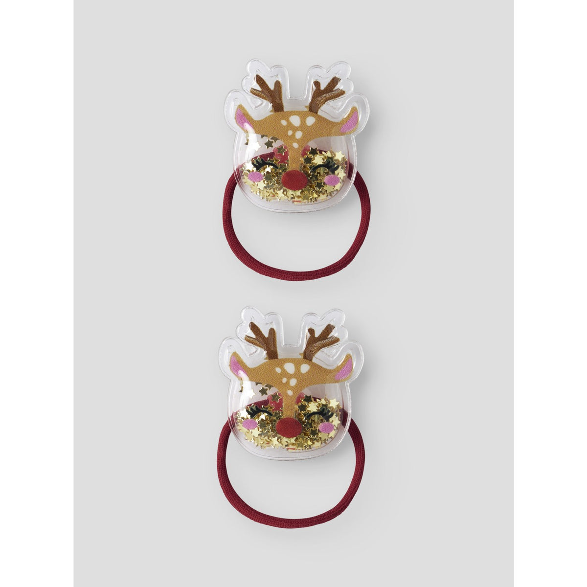 Name It Red Dahlia Reindeer Nmfrifetti 2-Pakning Hairelastic