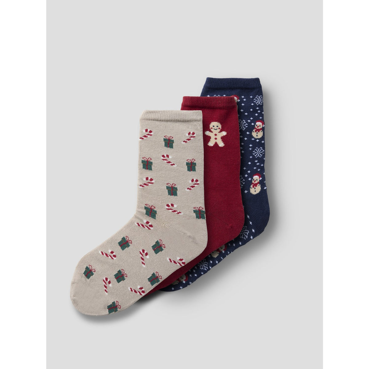 Name It Peyote Nknrichristmas 3-Pakning Strømper