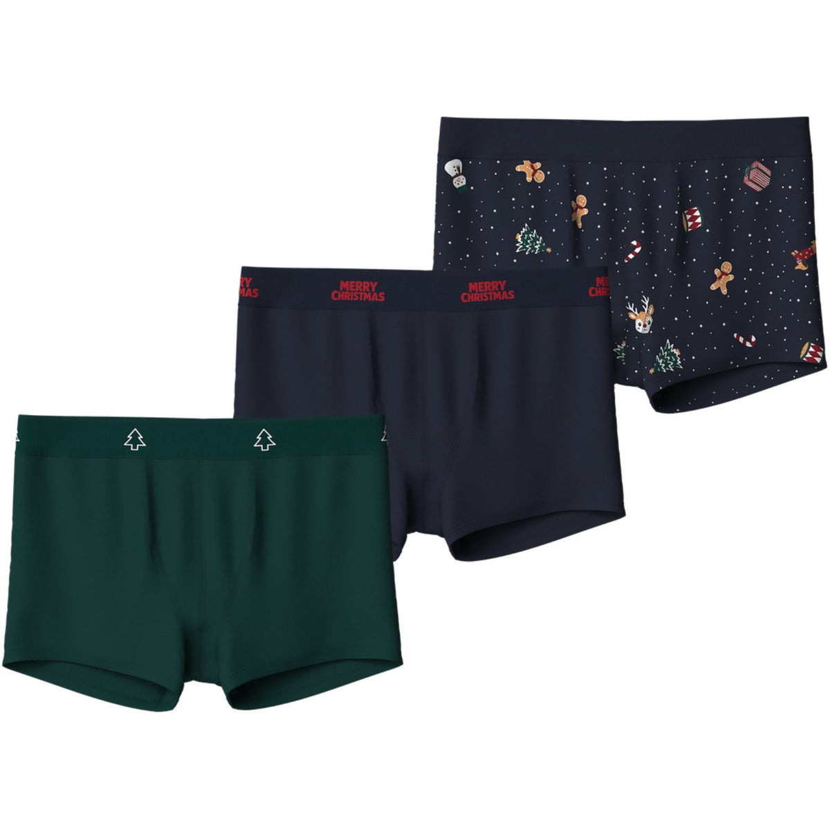 Name It Navy Blazer Nkmvismas 3-Pakning Boxer Giftpack