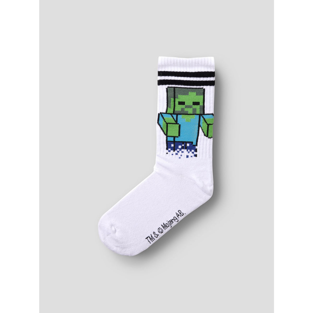 Name It Bright White Nkmnihat Minecraft 3-Pakning Strømper Bfu