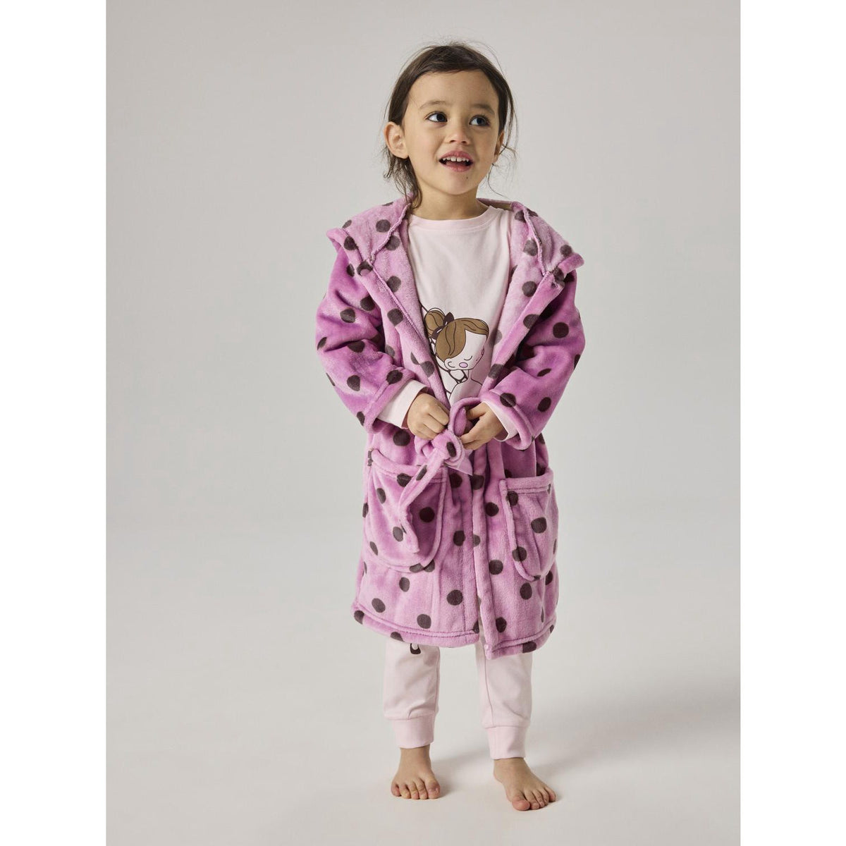 Name It Full Blooming Pink Nmfraveq Morning Robe Eske