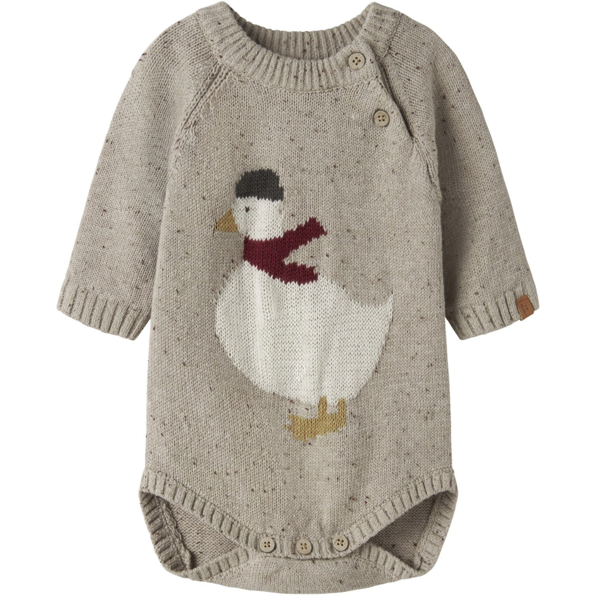 Lil'Atelier Oxford Tan Duck Nbngalto Ria Ls Strikk Body Lil