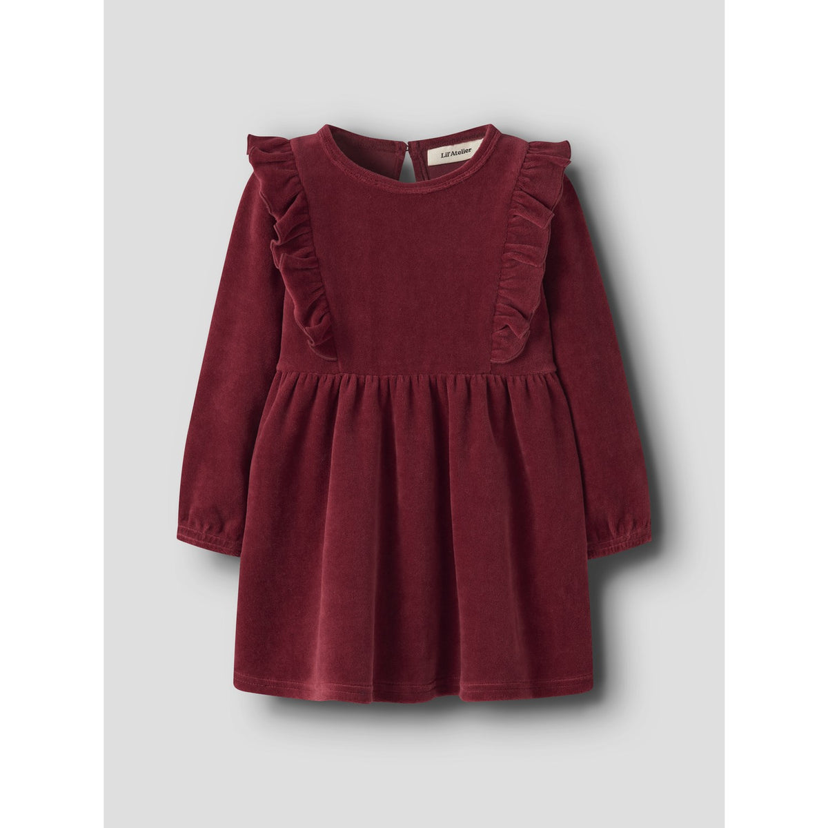 Lil'Atelier Biking Red Nmfsaga Sag Ls Kjole Lil
