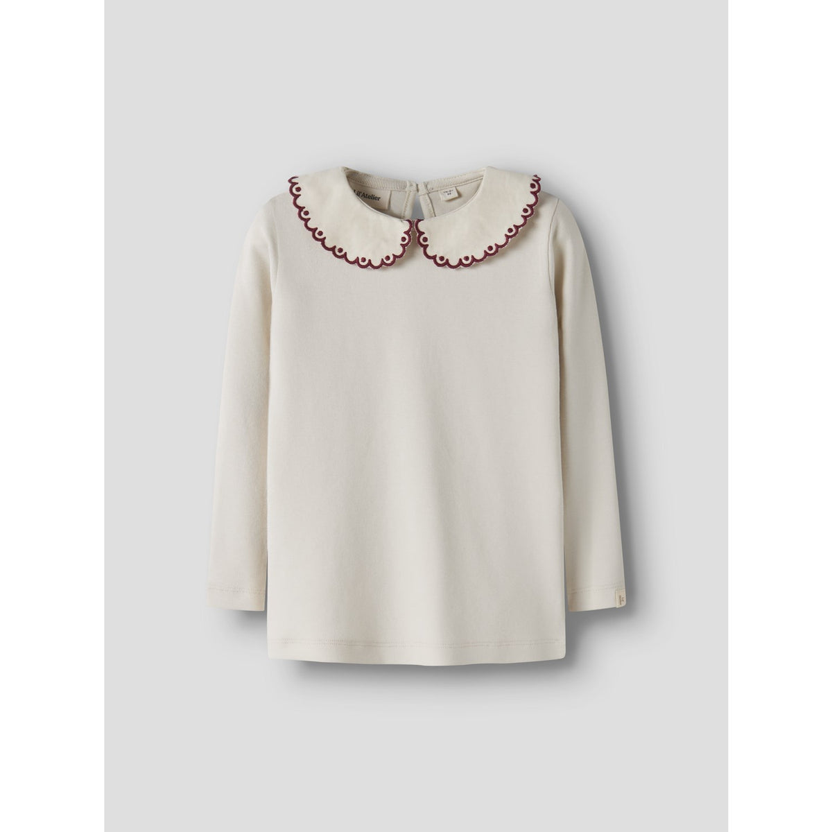Lil'Atelier Turtledove Biking Red Nmffundo Lia Ls Slim Topp Lil