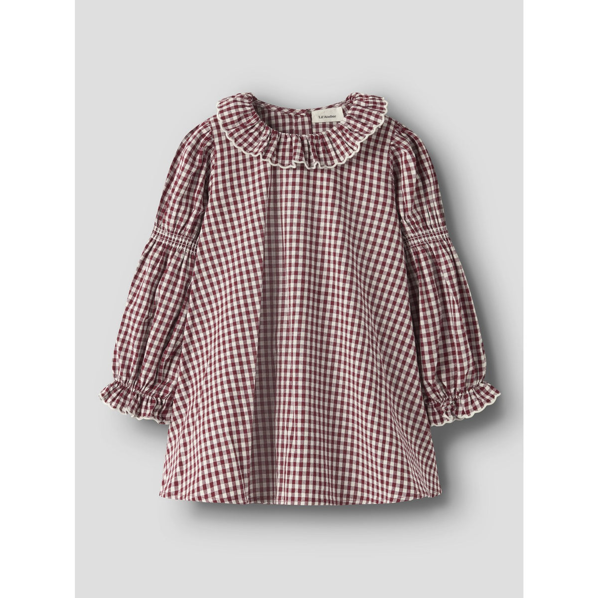 Lil'Atelier Biking Red Nmfroanne Ls Loose Kjole Lil