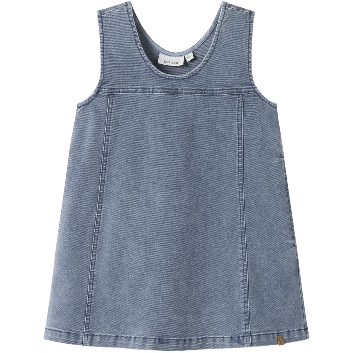 Lil'Atelier Medium Blue Denim Nmfdevas Dnm Spencer Kjole 6005-Es Lil