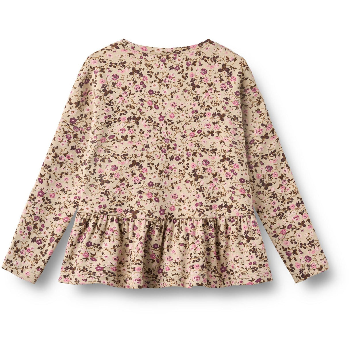 Wheat Soft Sand Flower Wine Bluse Carolina