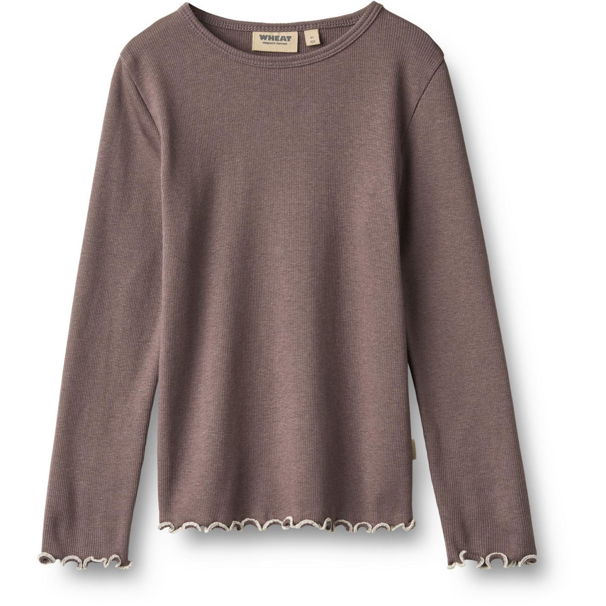 Wheat Plum Truffle Bluse Elsie