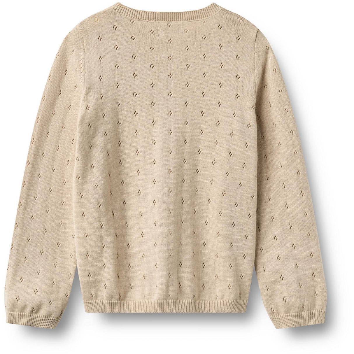 Wheat Offwhite Strikk Cardigan Maia