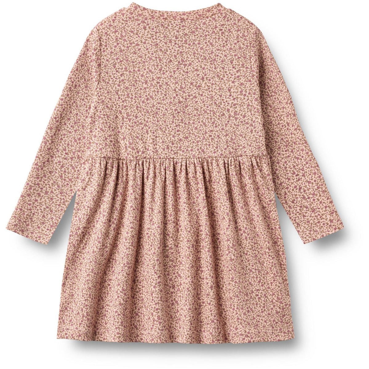 Wheat Dime Rose Small Flowers Jersey Kjole L/S Sessa