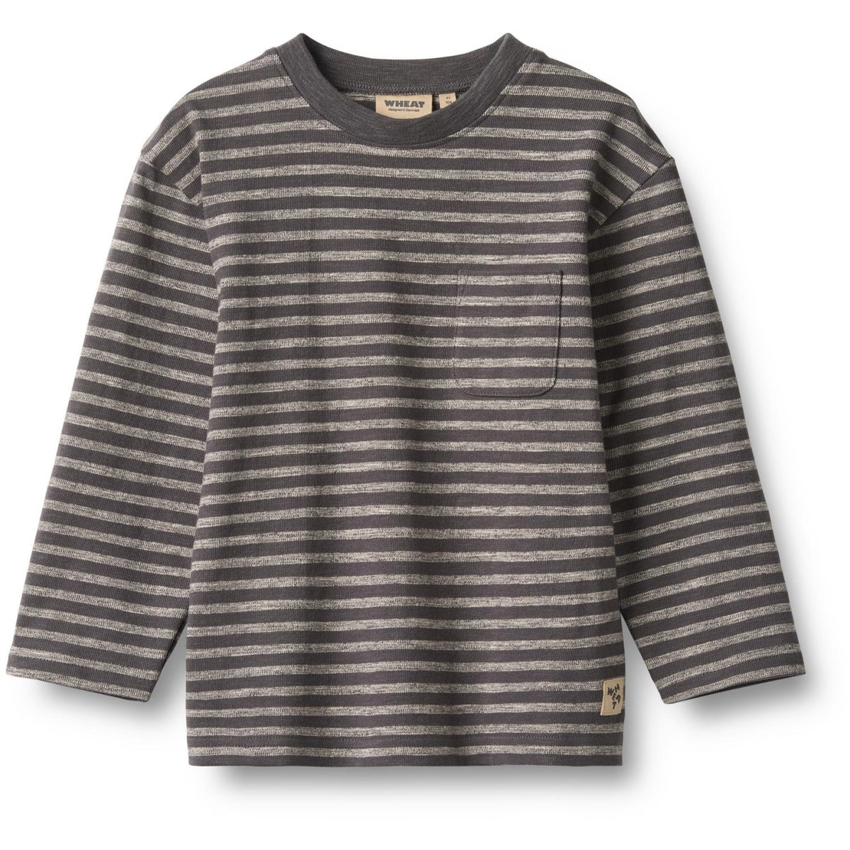 Wheat Dark Charcoal Stripe Bluse Ross