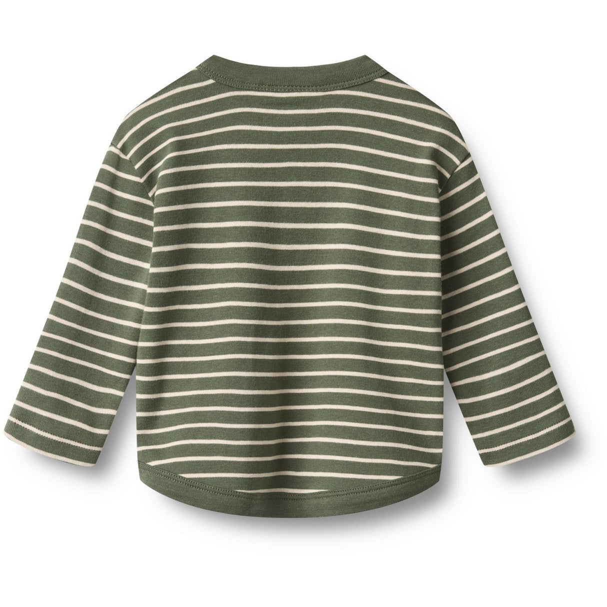 Wheat Dark Green Stripe Bluse Osvald