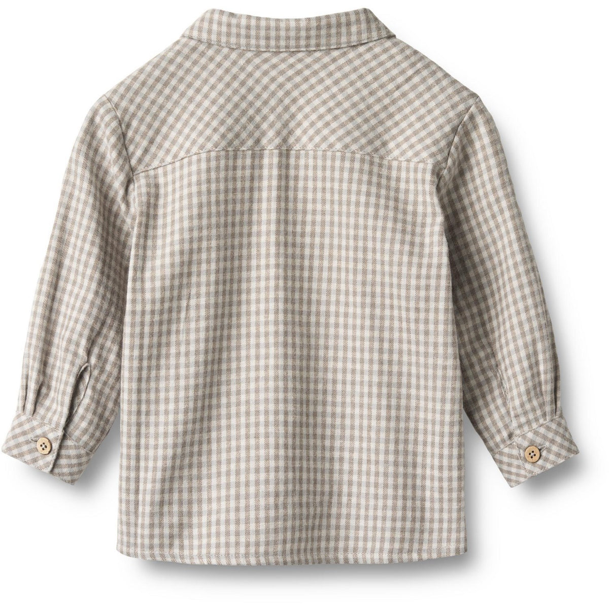 Wheat Greybrown Check Skjorte L/S Oscar