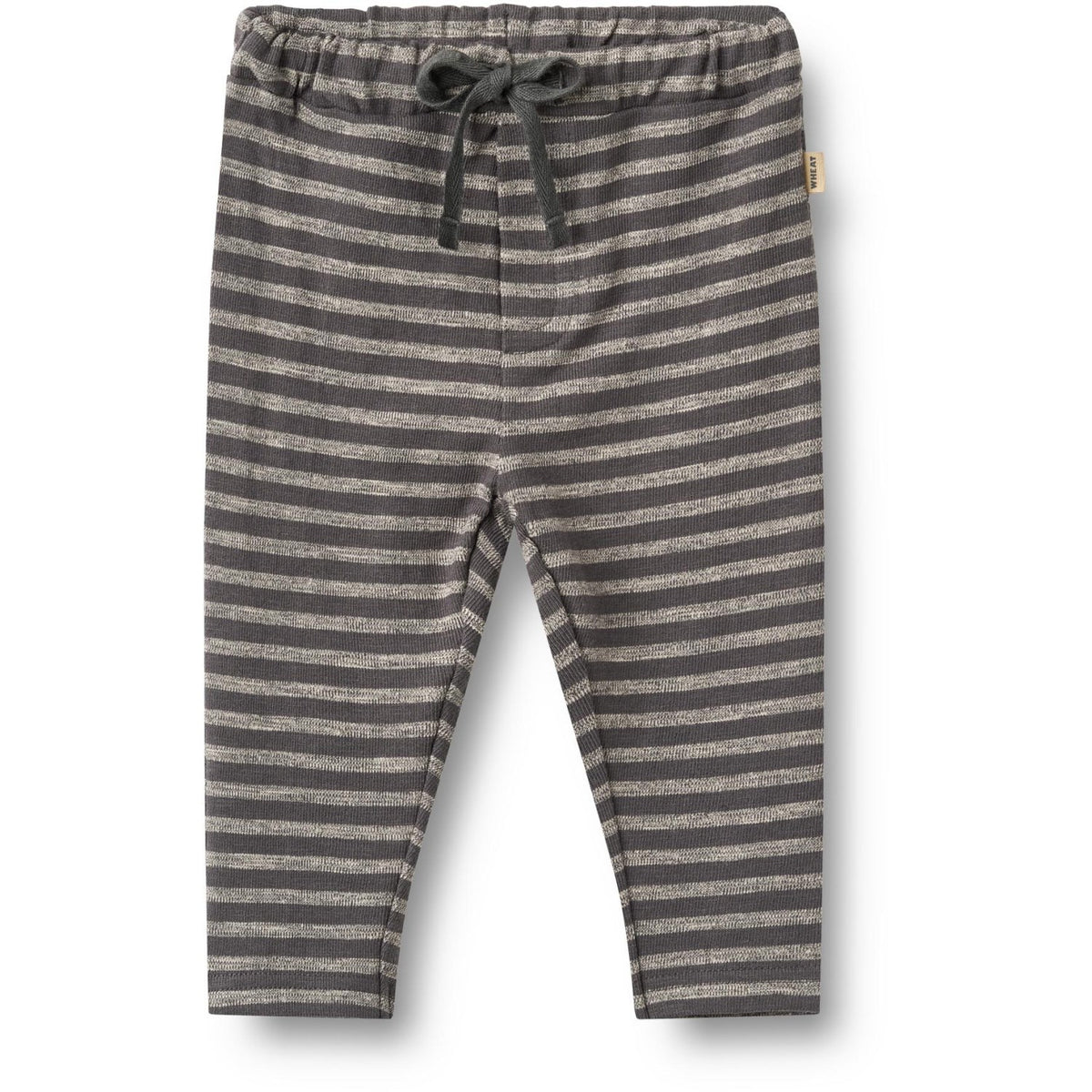 Wheat Dark Charcoal Stripe Jersey Bukser Manfred