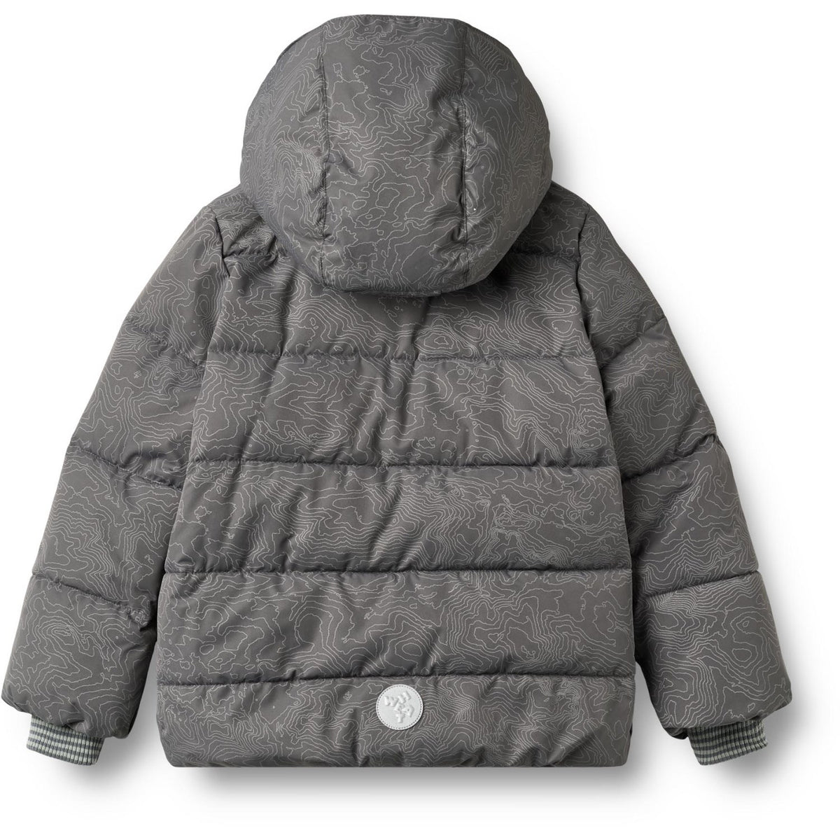 Wheat Dark Reflective Map Puffer Jakke Gael