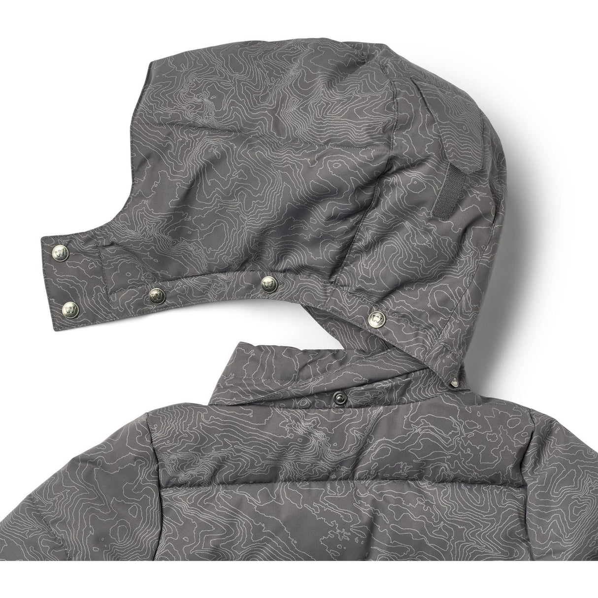 Wheat Dark Reflective Map Puffer Jakke Gael