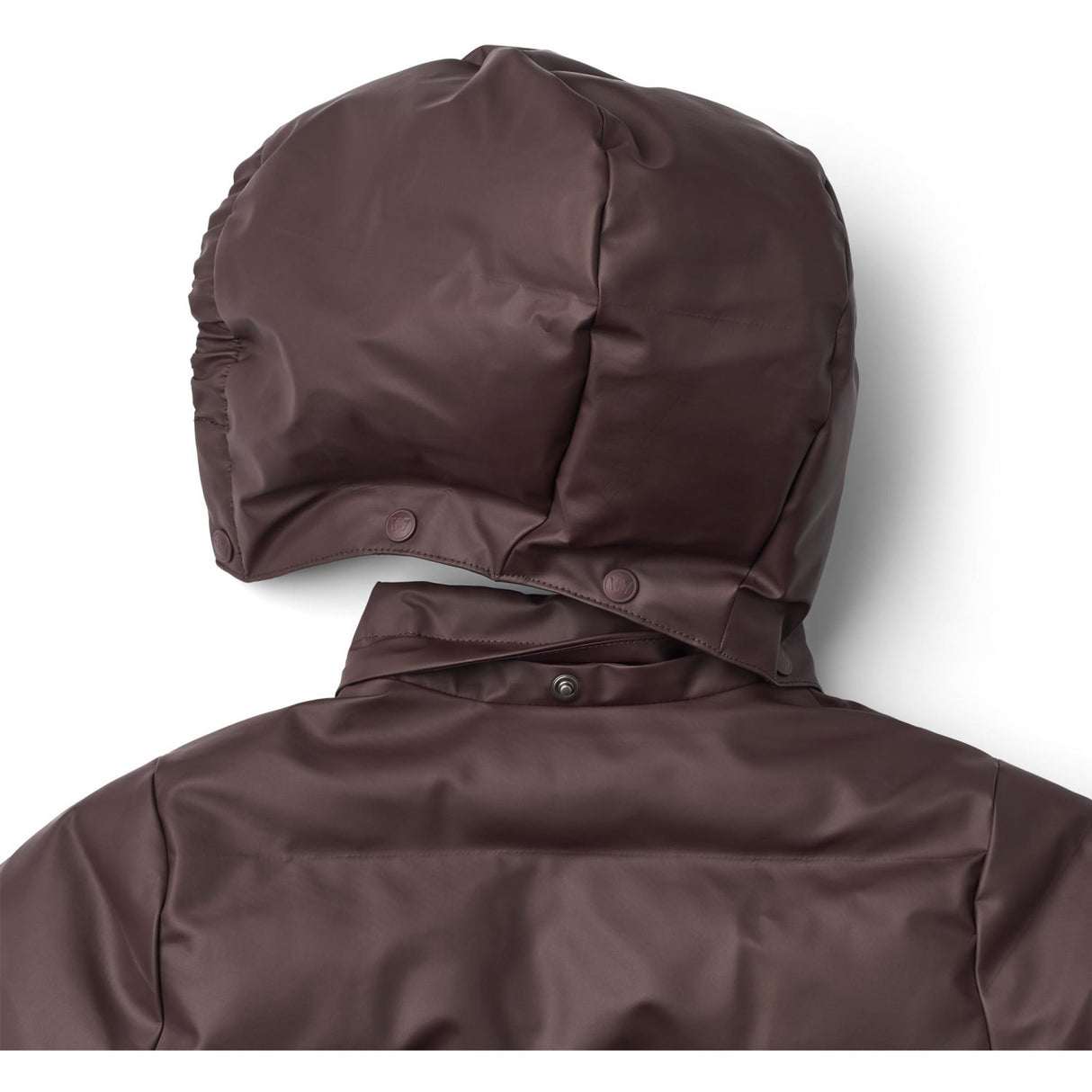 Wheat Chocolate Plum Pu Puffer Jakke Coast