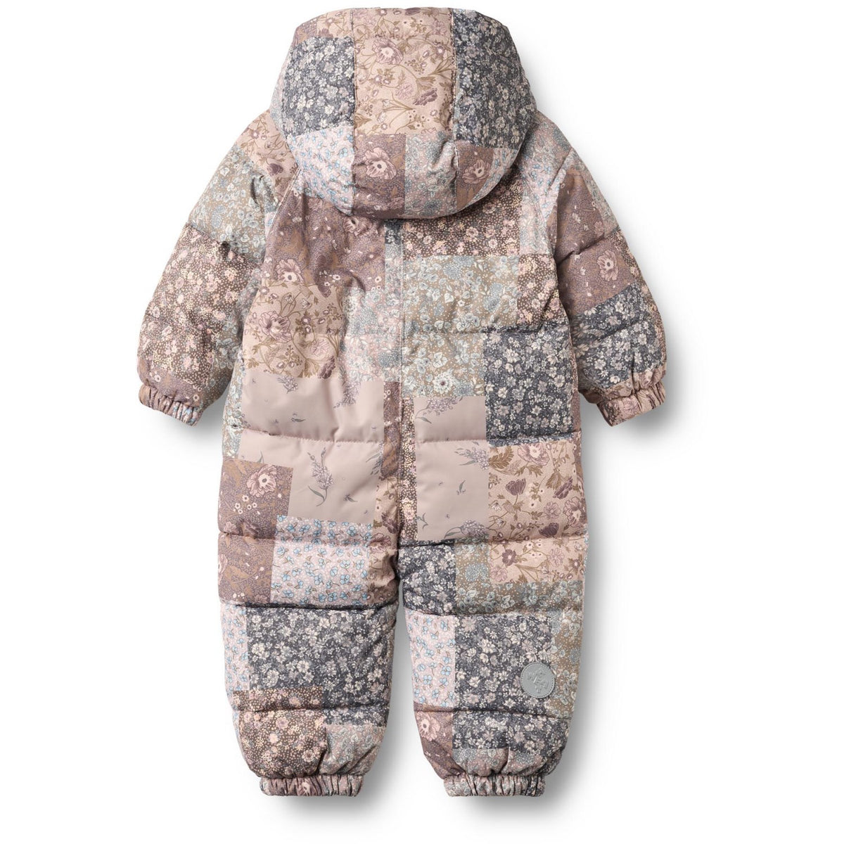 Wheat Patchwork Flowers Puffer Drakt Edem
