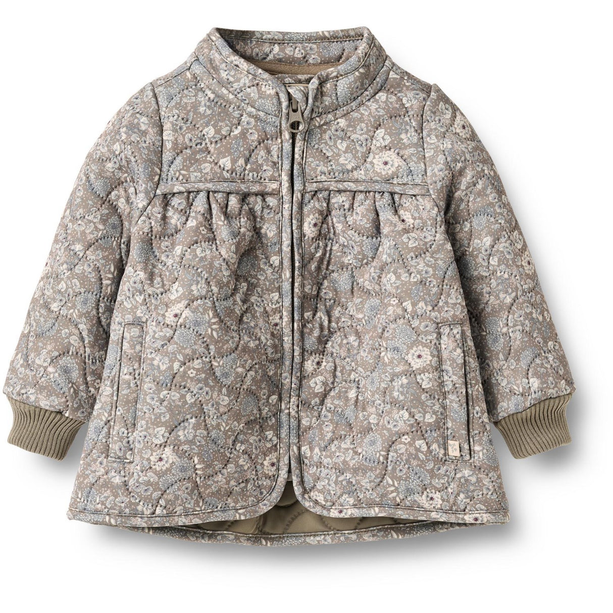 Wheat Grey Stone Flowers Thermo Jakke Thilde