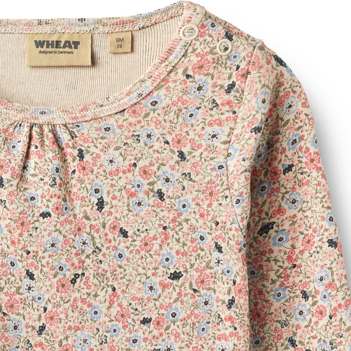 Wheat Grey Cloud Flowers Body L/S Liv