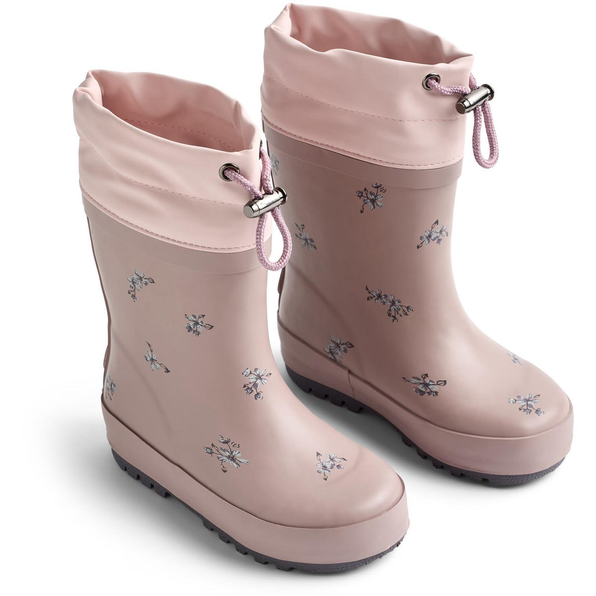 Wheat Dry Rose Flowers Rubber Støvler Thermo