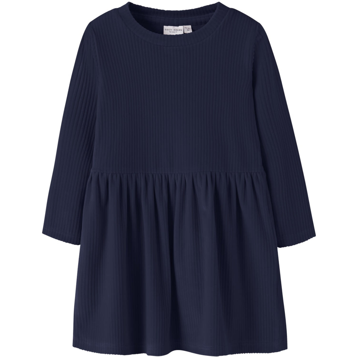 Name It Evening Blue Nmfveloa Ls Fløyel Kjole