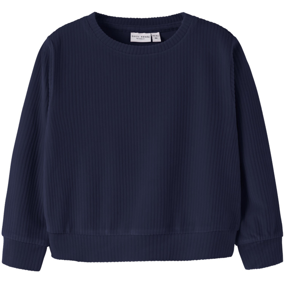 Name It Evening Blue Nmfveloa Ls Fløyel Kort Topp