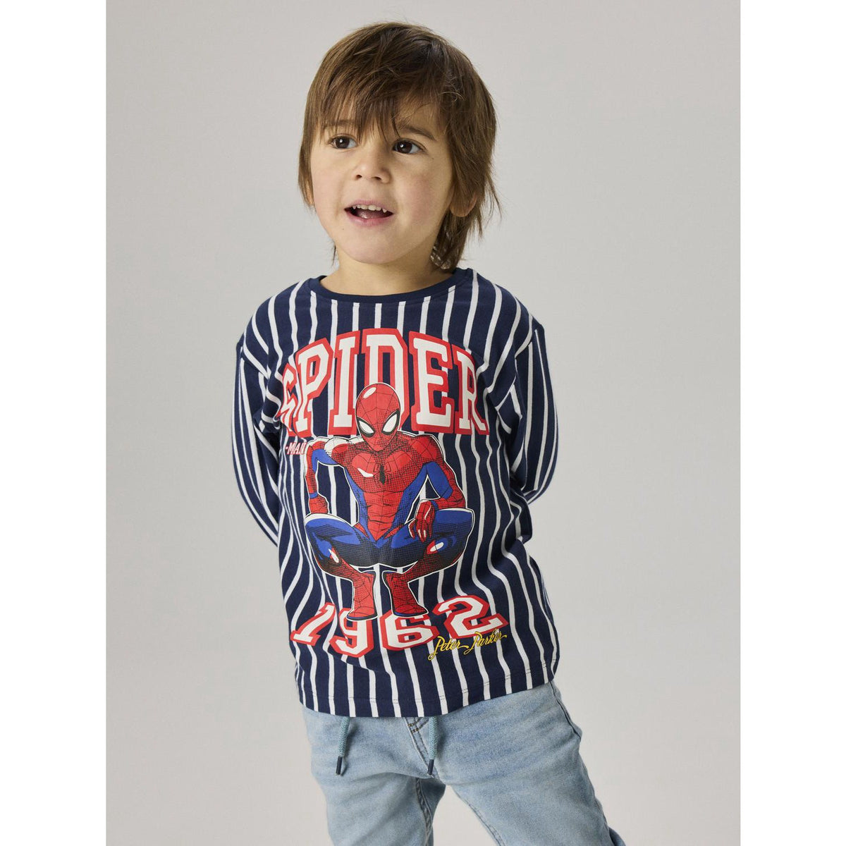 Name It Navy Blazer Nmmonce Spider Ls Nreg Topp Mar