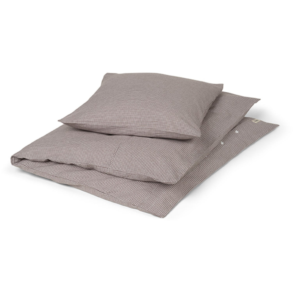 Lalaby Tiny Check Brown Classic Baby Sengetøy