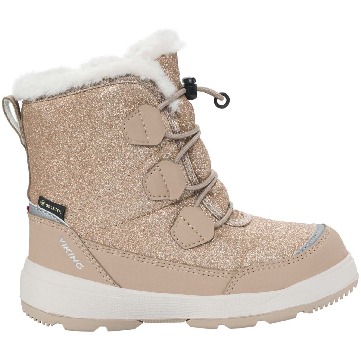 VIKING Beige Toasty Glitter Warm GTX Zip