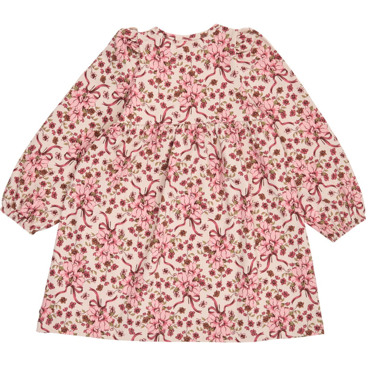 Müsli Oak/ Blush/ Baroque Rose Bouquet Ruffle L/S Kjole