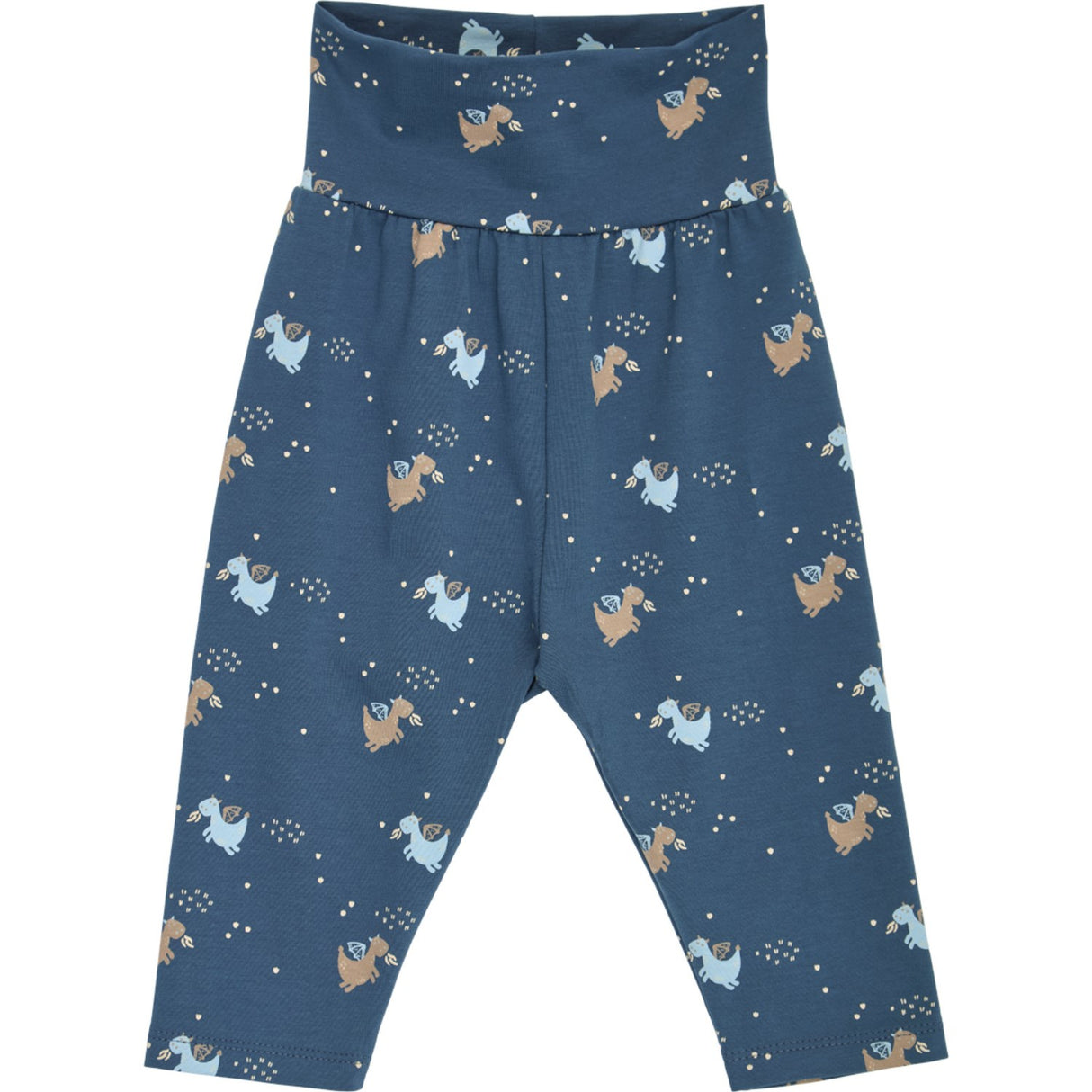 Müsli Navy/ Soft Blue/ Walnut Storybook Bukser Baby