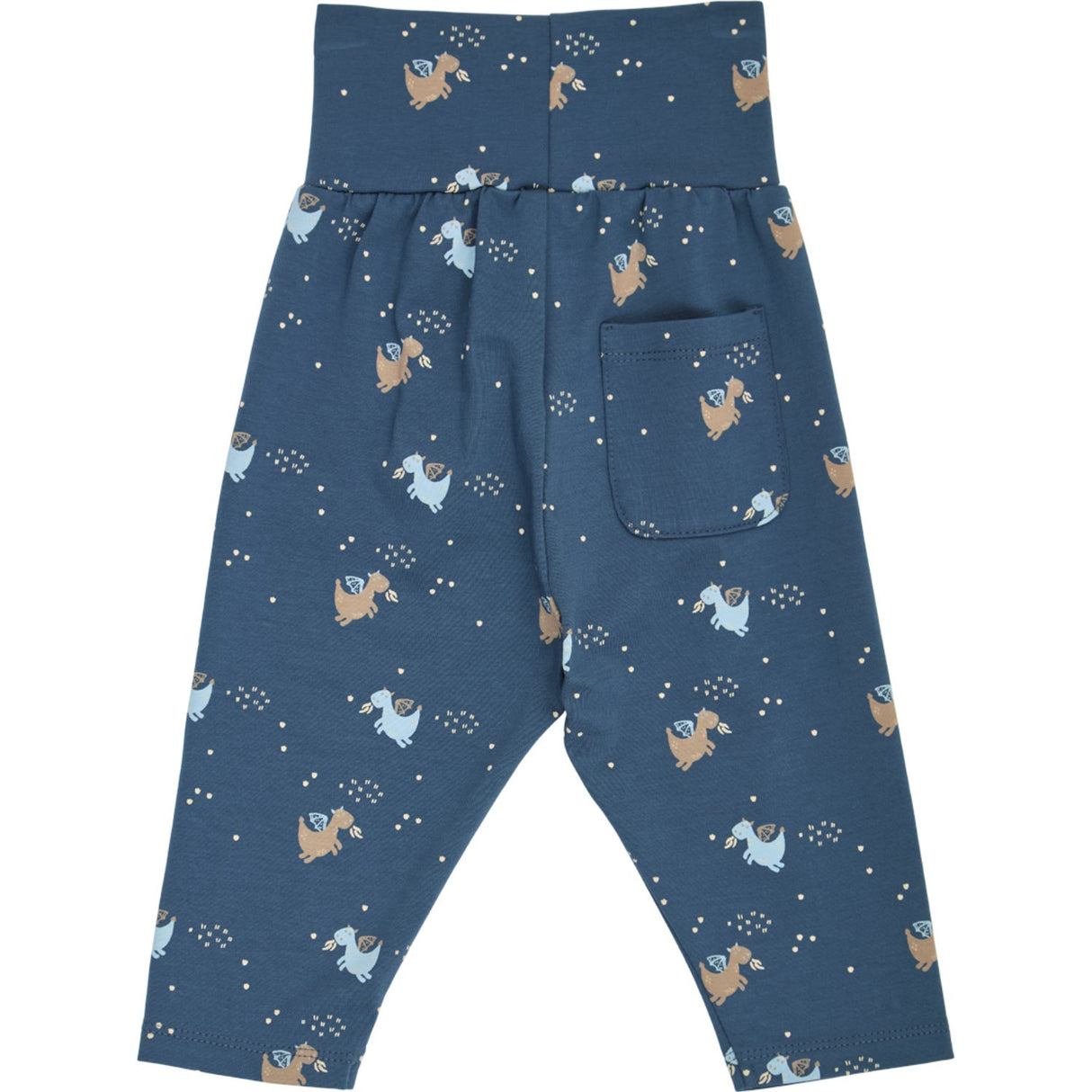 Müsli Navy/ Soft Blue/ Walnut Storybook Bukser Baby