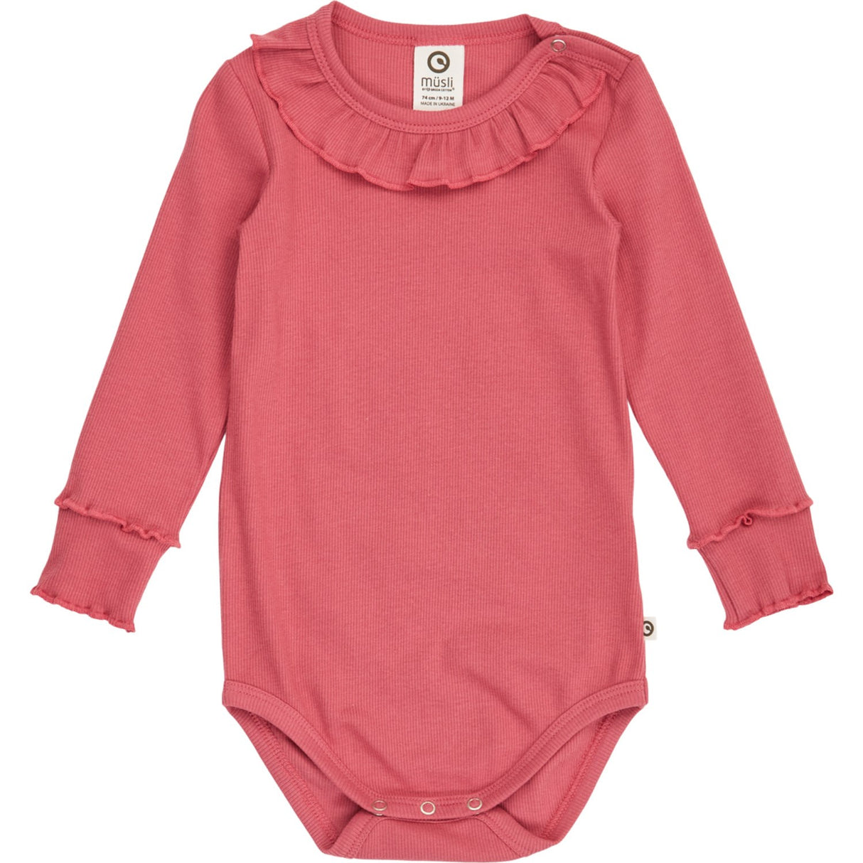 Müsli Baroque Rose Cozy Me Rib Frill Halsbånd L/S Body