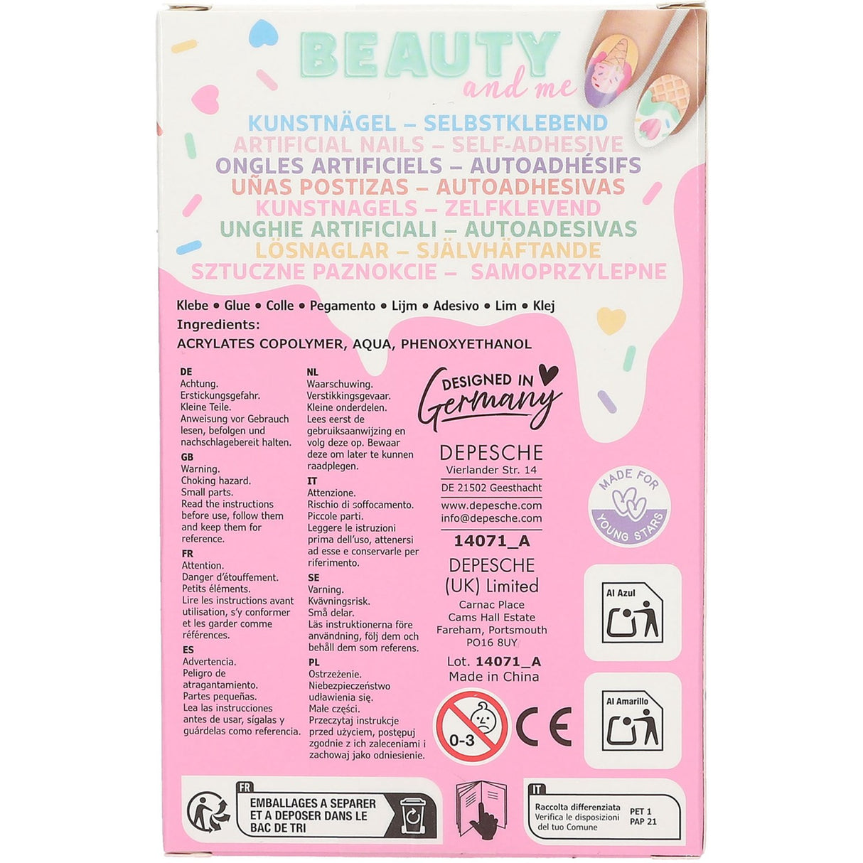 TOPModel Candy Glam Artificial Nails