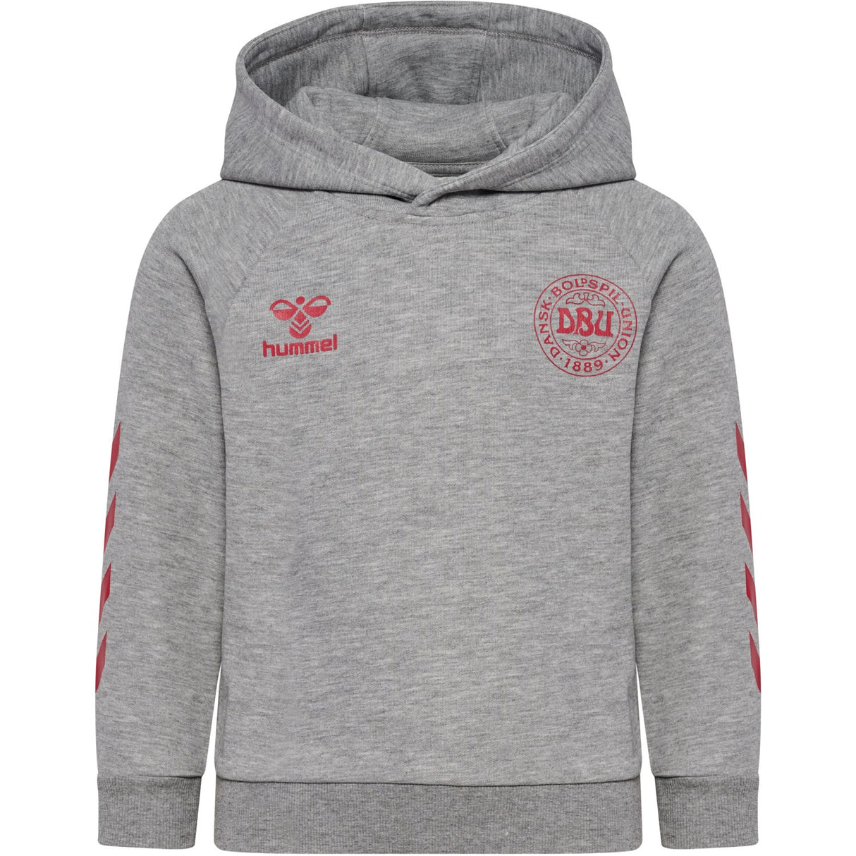 Hummel Grey Melange Jr Reg Dbu Hettegenser