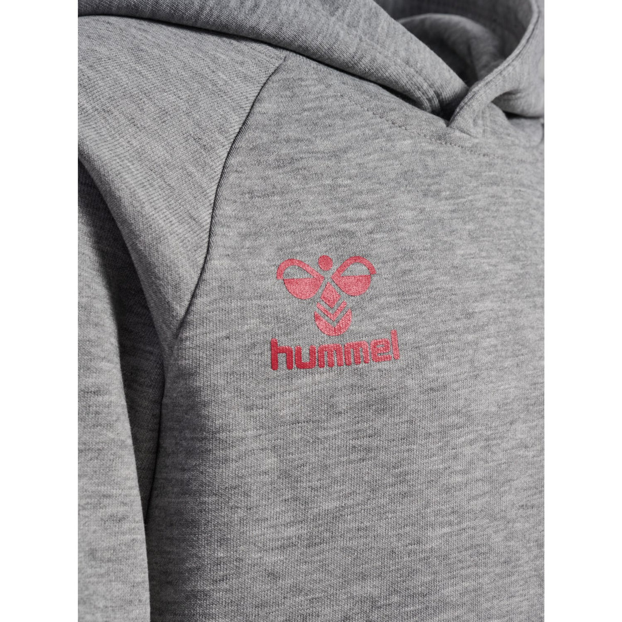 Hummel Grey Melange Jr Reg Dbu Hettegenser