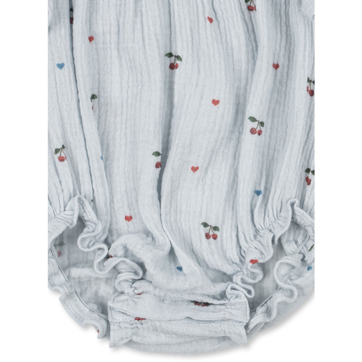 Konges Sløjd Cherry Blue Coeur Coco Romper Gots