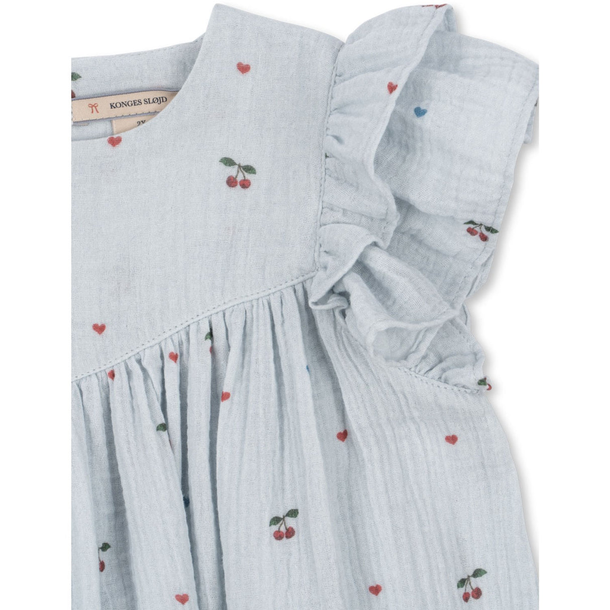 Konges Sløjd Cherry Blue Coeur Coco Kjole Gots