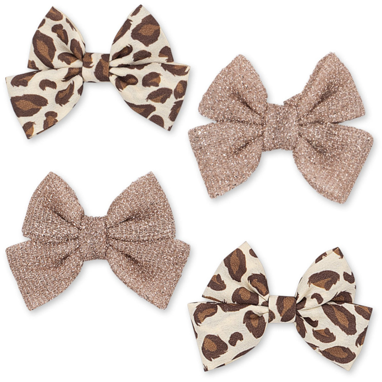 Konges Sløjd Leo/Rose 4 Pakke Bue Hair Clip